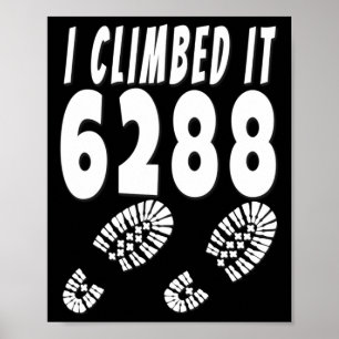 Mt Washington Ich bestieg es 6288 Mount Nh48 New H Poster