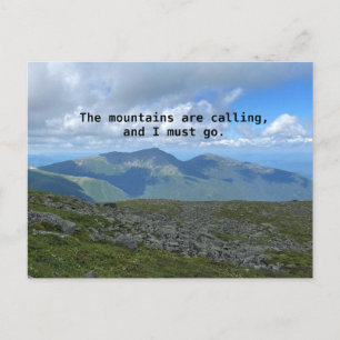 Mt Washington John Muir Postkarte