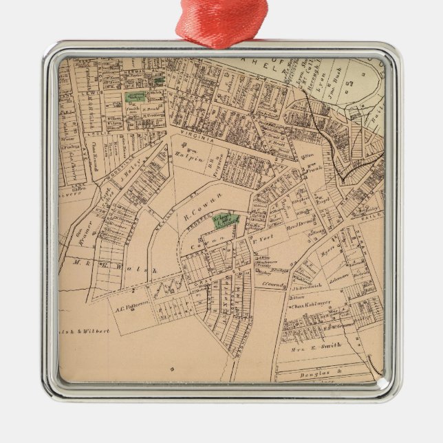 Mt Washington Silbernes Ornament (Vorne)