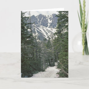 Mt Washington Trail View Feiertagskarte