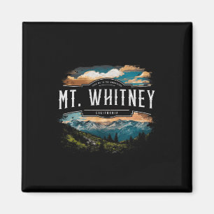 Mt. Whitney Berge Kalifornien Wandern im Freien V Magnet