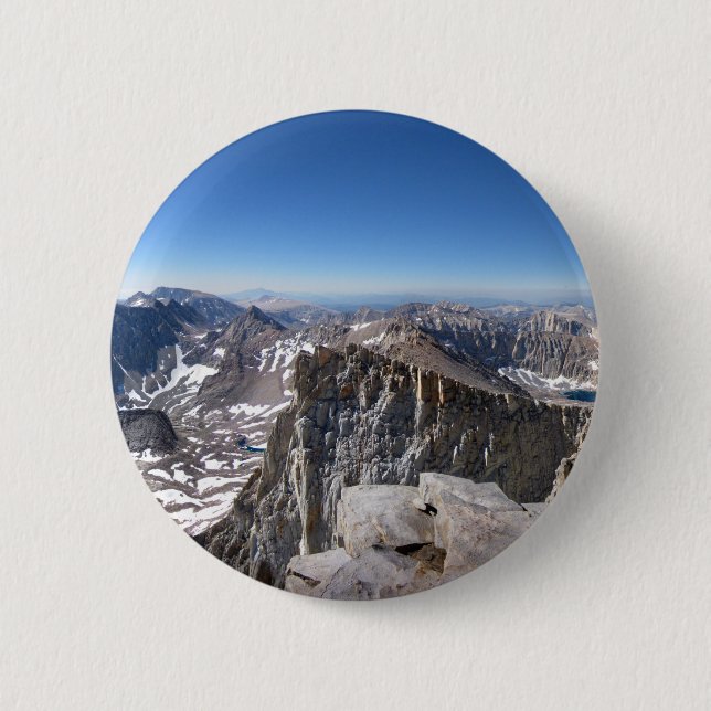 Mt Whitney Summit - John Muir Trail - Sierra Button (Vorderseite)