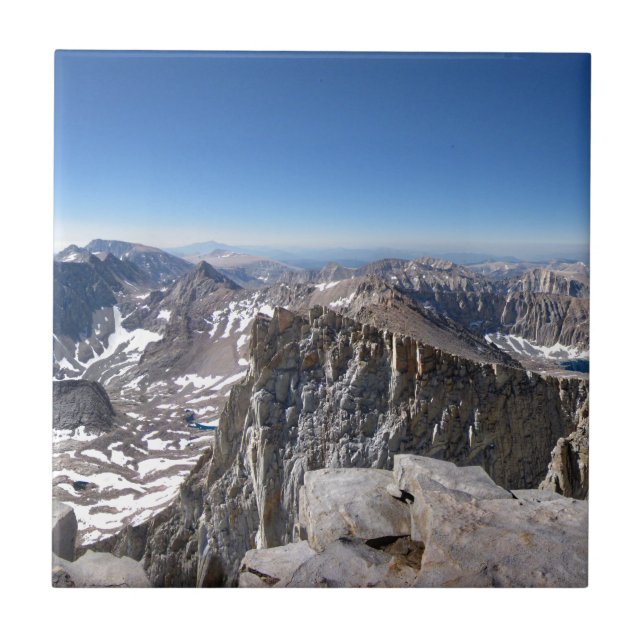 Mt Whitney Summit - John Muir Trail - Sierra Fliese (Vorderseite)