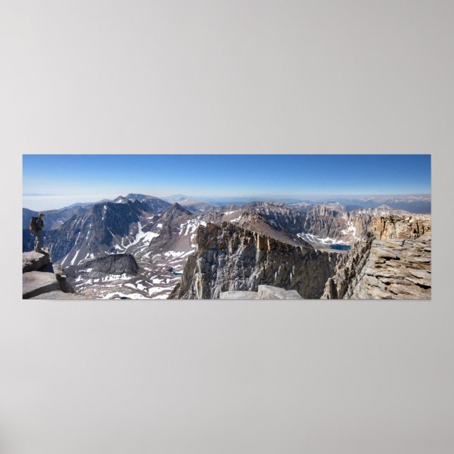 Mt Whitney Summit - John Muir Trail - Sierra Poster (Vorne)