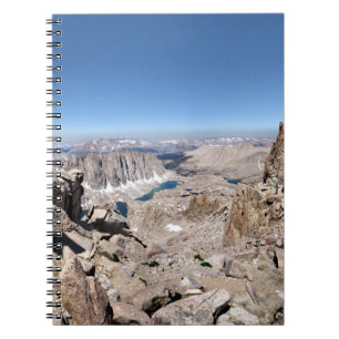 Mt Whitney Trail Wappen Panorama - Sierra Notizblock