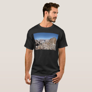Mt Whitney Trail Wappen Panorama - Sierra T-Shirt