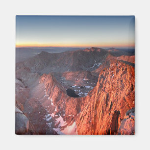 Mt Whitney und Berggipfel-Sonnenaufgang - John Magnet
