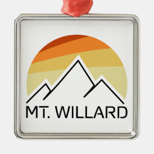 Mt. Willard New Hampshire Retro Ornament Aus Metall
