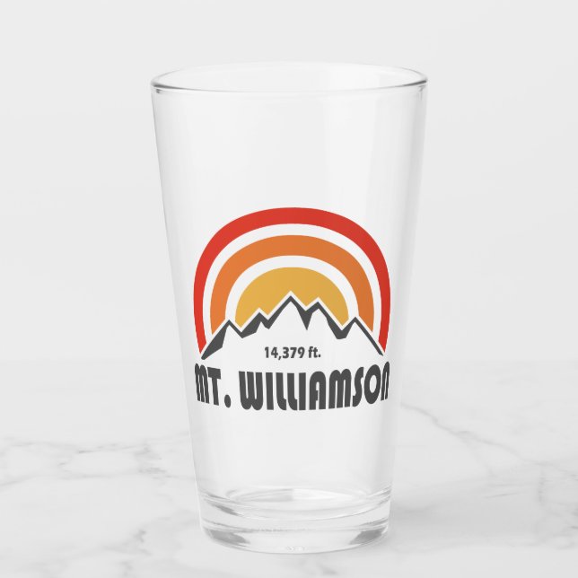 Mt. Williamson California Glas (Vorderseite)
