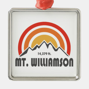 Mt. Williamson California Ornament Aus Metall
