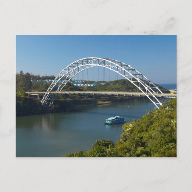 Mtamvuna-Brücke, Kwazulu-Natal Postkarte (Vorderseite)