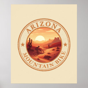 Mtb Az Sedona - Arizona Mountainbike Poster