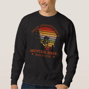 Mtb Bicycles Vintag 1958 Geburtstagsradgebirge Sweatshirt