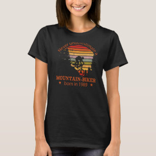 Mtb Bicycles Vintag 1989 Geburtstagsradgebirge T-Shirt