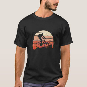 Mtb Biker Retro Klassisches Sunset Mountain Bike T-Shirt