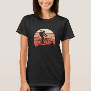 Mtb Biker Retro Klassisches Sunset Mountain Bike T-Shirt