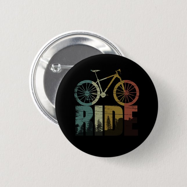 MTB-Downhill-Mountainbike-Fahrer Button (Vorne & Hinten)