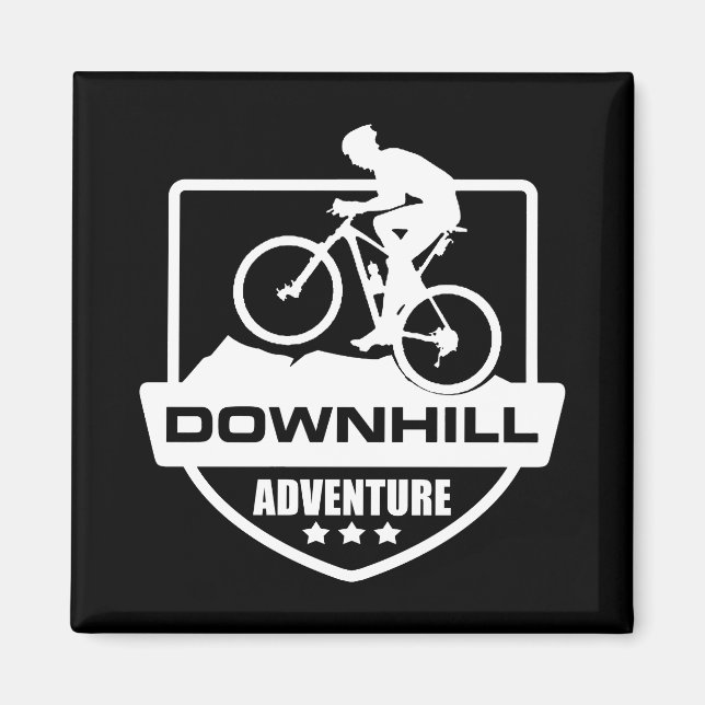 MTB Downhill-Mountainbiking Magnet (Vorne)