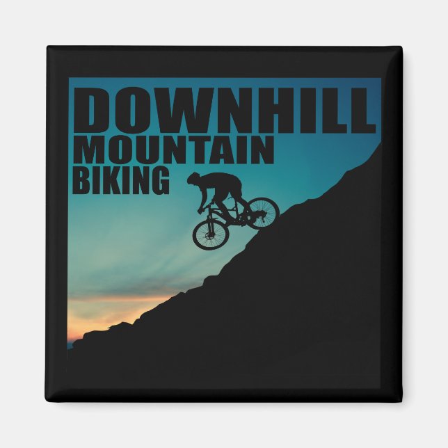 MTB Downhill-Mountainbiking Magnet (Vorne)