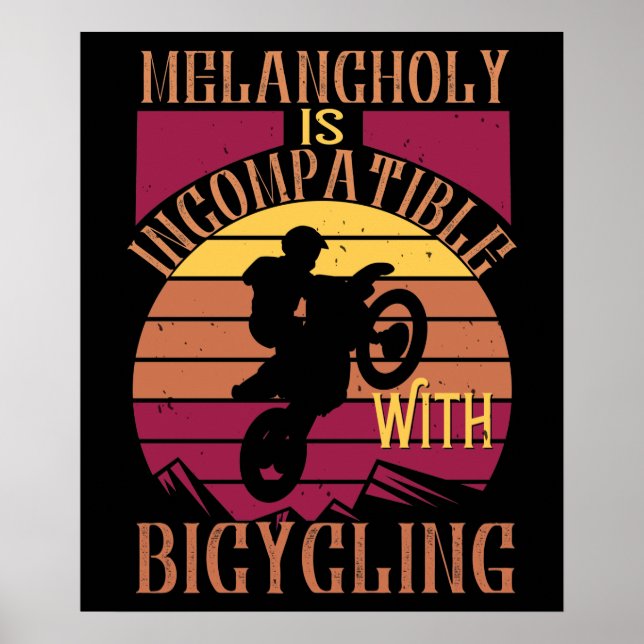 MTB - Melancholy ist nicht kompatibel Poster (Vorne)