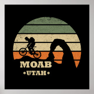 Mtb Moab - Mountainbiken in Utah Poster