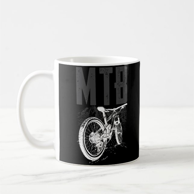 MTB Mountain Bike Mountainbike Mountainbike Biker Kaffeetasse (Links)