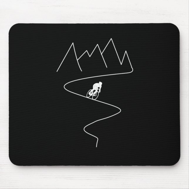 MTB Mountain Bike Radfahrer Radfahrer G Mousepad (Vorne)