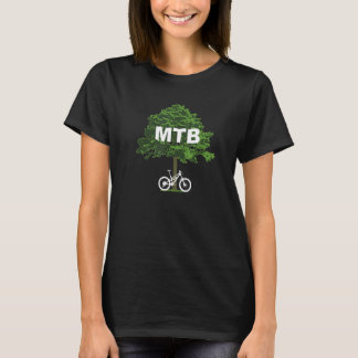 Mtb Mountainbike Bike Wandern neben dem Wasser T-Shirt