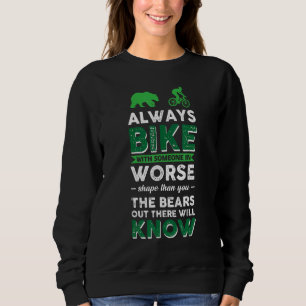 Mtb Mountainbike Radfahren Bmx Bär Sweatshirt
