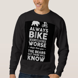 Mtb Mountainbike Radfahren Bmx Bär Sweatshirt