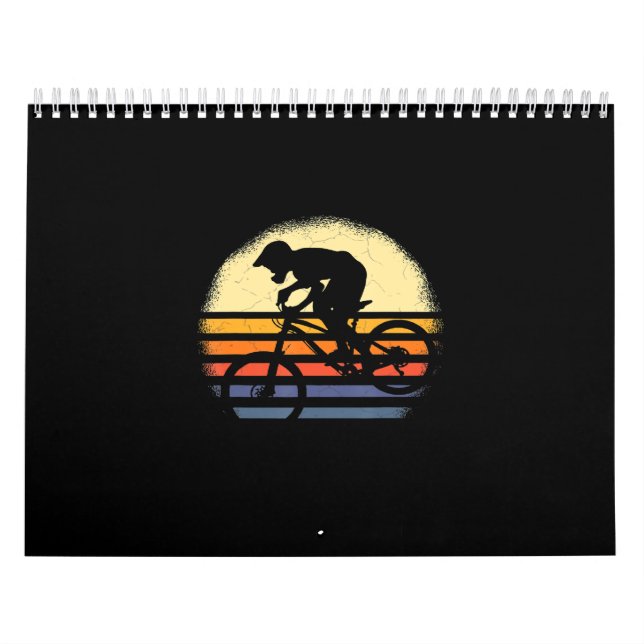 MTB Mountainbike Radfahrer Vintag Kalender (Titelbild)