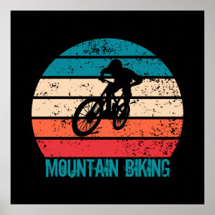 Mtb Mountainbike Vintag Poster