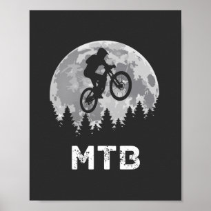 MTB Mountainbike Vintag Poster