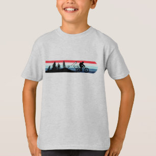 Mtb Patriotische Vintage-Amerikanische-Flagge-Moun T-Shirt
