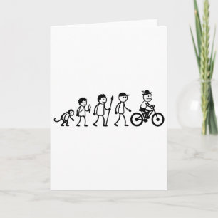 Mtb-Radsport Bmx-Stick-Figur Radfahren Mountainbik Karte