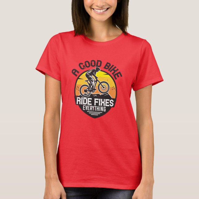 MTB - Ride fixt alles T-Shirt (Vorderseite)