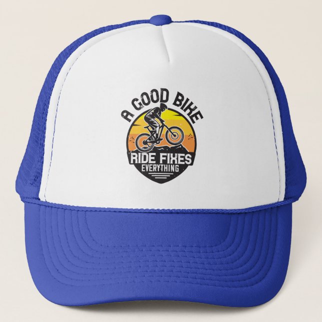 MTB - Ride fixt alles Truckerkappe (Vorderseite)