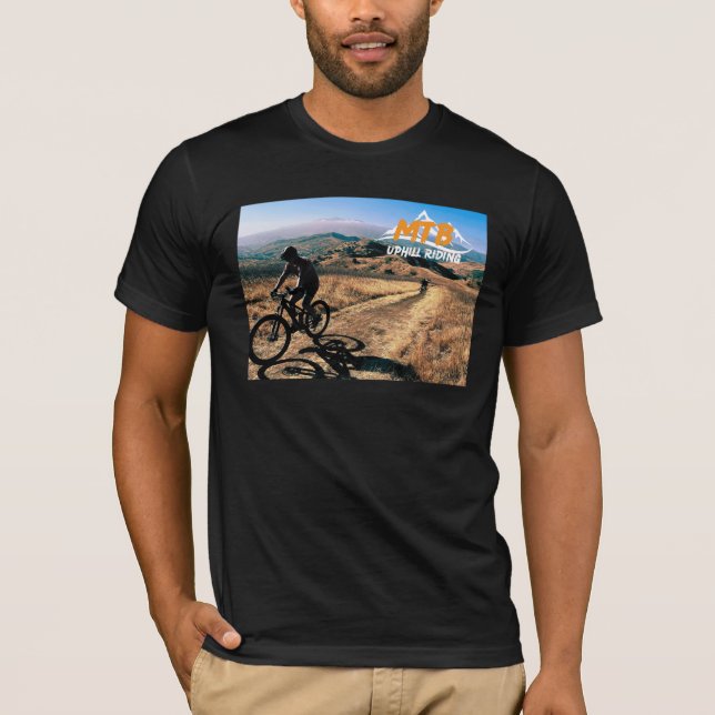 MTB-Uphill-Riding 2 T-Shirt (Vorderseite)