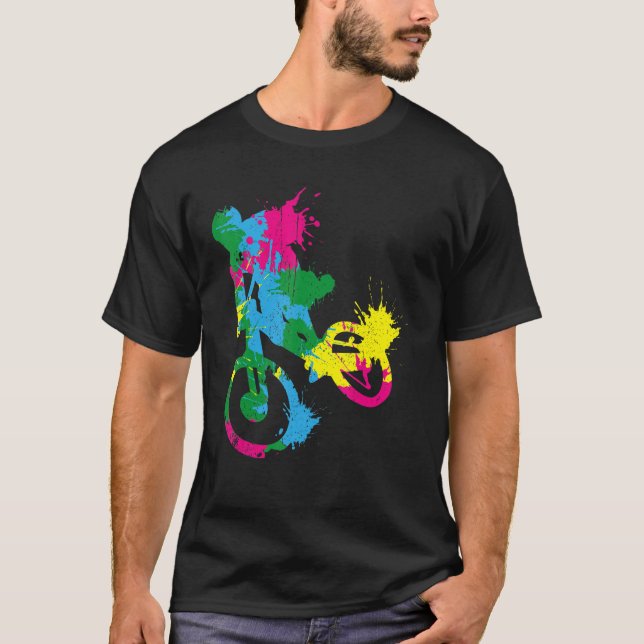 MTB Vintages Bike Mountainbiker T-Shirt (Vorderseite)