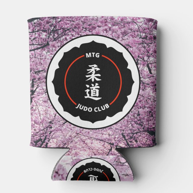 MTG Judo Club - Cherry Blossom Stubbie Holder Dosenkühler (Rückseite)