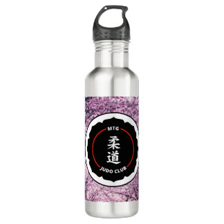 MTG Judo Club Cherry Blossom Wasserflasche Edelstahlflasche