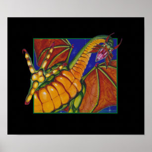 MtG Shivan Dragon Poster