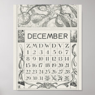 Mtheo van hoytema - kalender - herons kunst - acco poster