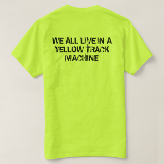 MTM gelbe Bahn-Maschine T-Shirt