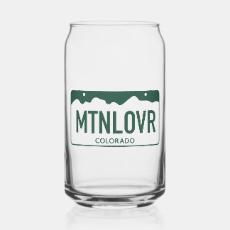 MTN LVR Colorado Mountain Lover Lizenzglas Dosenglas