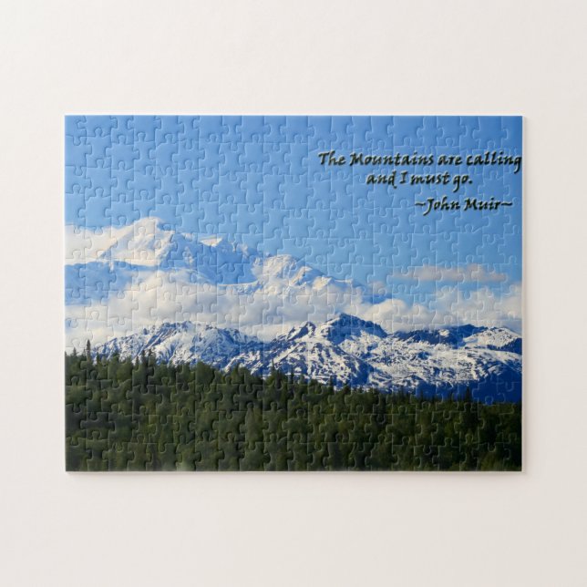 Mtns sind Nennen/Denali-J Muir Puzzle (Horizontal)