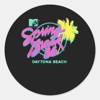 MTV Spring Break Daytona Beach Runder Aufkleber