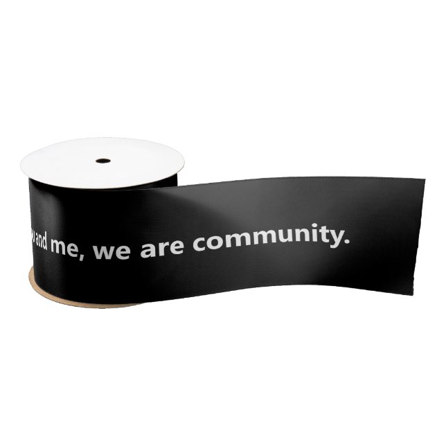 MTW "Wir sind Gemeinschaft" Satinband (Spule)