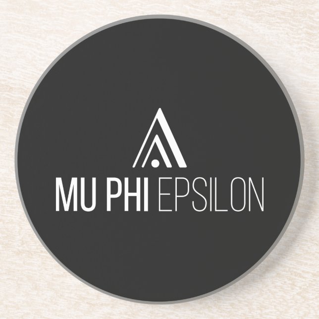 Mu Phi Epsilon-Logo Getränkeuntersetzer (Vorne)
