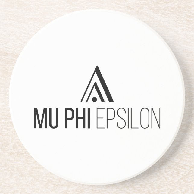 Mu Phi Epsilon-Logo Getränkeuntersetzer (Vorne)